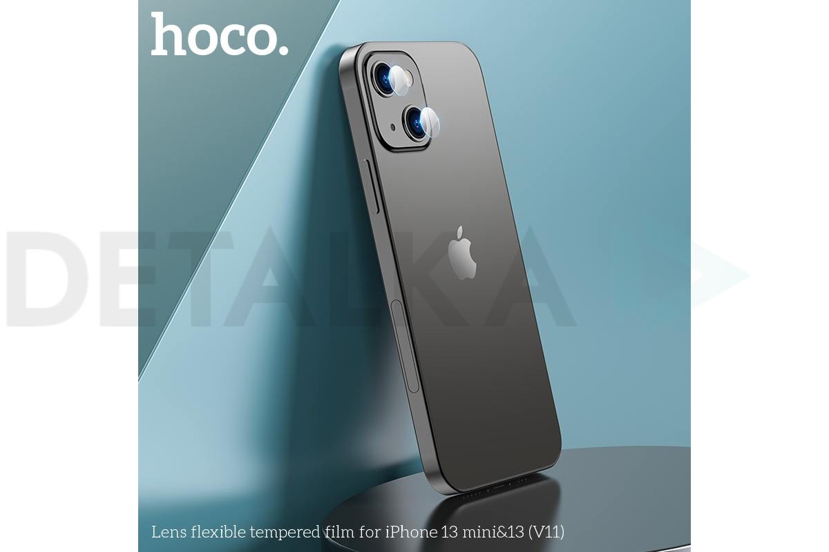 Защитное стекло камеры iPhone 13 Mini (5.4) HOCO Lens flexible прозрачное в  Детальке купить,