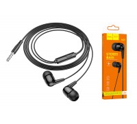 Наушники вакуумные проводные HOCO M97 Enjoy earphones with microphone (черный)
