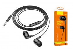 Наушники вакуумные проводные HOCO M97 Enjoy earphones with microphone (черный)