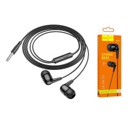Наушники вакуумные проводные HOCO M97 Enjoy earphones with microphone (черный)