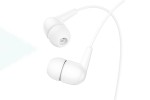 Наушники вакуумные проводные HOCO M97 Enjoy earphones with microphone (белый)