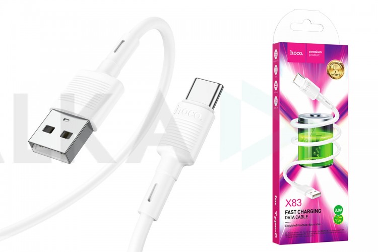 Кабель USB - USB Type-C HOCO X83 (белый) 1м