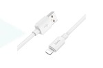Кабель USB - Lightning HOCO X96, 2,4A (белый) 1м