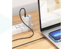 Кабель USB Type-C - USB Type-C HOCO X83 PD60W (черный) 1м