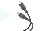 Кабель USB Type-C - USB Type-C HOCO X101 PD60W (черный) 1м