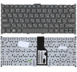 Клавиатура для ноутбука Acer Aspire S3 серая