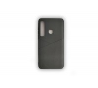 Чехол для Samsung A9 Star 2018 под кожу 111 (черный)