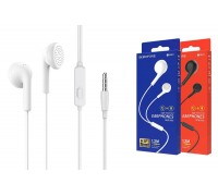 Наушники вакуумные проводные BOROFONE BM40 Sage universal earphones (белый)