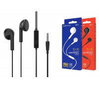 Наушники вакуумные проводные BOROFONE BM40 Sage universal earphones (черный)