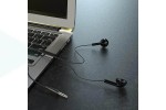 Наушники вакуумные проводные BOROFONE BM40 Sage universal earphones (черный)