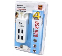 Разветвитель USB HUB 3.0 NN-HB008 на 4 порта (белый)