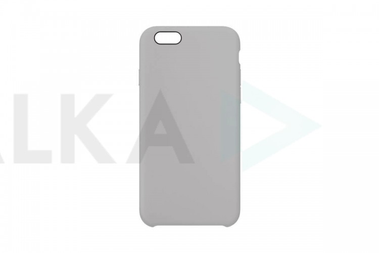 Чехол для iPhone 6 Plus/6S Plus Silicone Case Soft Touch (светло-серый)