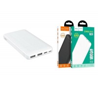 Универсальный дополнительный аккумулятор Power Bank HOCO J48 (10000 mAh) (белый)