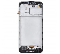 Дисплей для Samsung M215F/ M307F Galaxy M21/ M30s Black в сборе с тачскрином + рамка, 100%
