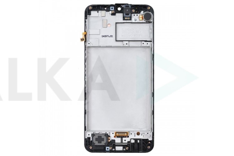 Дисплей для Samsung M215F/ M307F Galaxy M21/ M30s Black в сборе с тачскрином + рамка, 100%