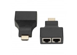 Переходник HDMI (папа) - 2 RJ45 (мама) Extender by cat-5e/6 cable