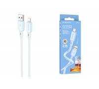 Кабель USB - Lightning BOROFONE BX94 2,4A (светло-синий) 1м 