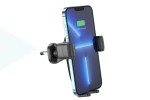 Держатель автомобильный для телефона HOCO HW1 Pro wireless fast charging car holder черный