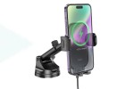 Держатель автомобильный для телефона HOCO HW5 Jorney wireless fast charging car holder ( на консоль) черный