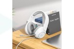 Наушники мониторные проводные HOCO W108 Sue headphones (3.5 мм/USB) (белые)
