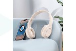 Наушники мониторные беспроводные HOCO W46 wireless headphones Bluetooth (коричневый)