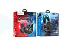 Наушники мониторные проводные HOCO W106 Tiger gaming headphones (черный)