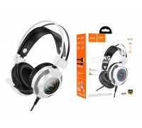 Наушники мониторные проводные HOCO W110 Resource gaming headphones (белый)
