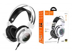 Наушники мониторные проводные HOCO W110 Resource gaming headphones (белый)