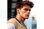 Наушники вакуумные беспроводные HOCO ES71 Platinum neck-mounted earphones headset Bluetooth (оранжевый)