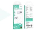 Наушники вакуумные проводные HOCO M110 Encourage metal universal earphones with mic (серебристый)