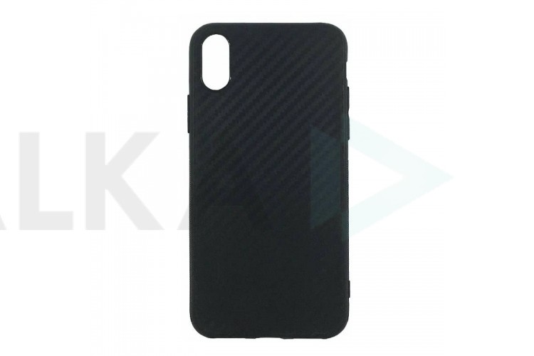 Чехол резиновый iPhone X Motomo (черный)
