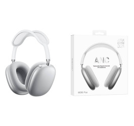 Наушники мониторные беспроводные BOROFONE BO35 Plus Adorable ANC Bluetooth (серебро)