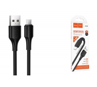 Кабель USB - MicroUSB HOCO X120 Beneficio (черный)
