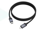 Кабель USB Type-C - Lightning HOCO X118 Generous PD27W (черный)