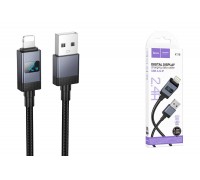 Кабель USB - Lightning HOCO X118 Generous (черный)