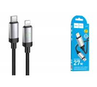 Кабель USB Type-C - Lightning HOCO X117 Star PD27W (черный)