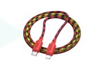 Кабель USB Type-C - Lightning HOCO X116 Meridian PD (красный градиент)