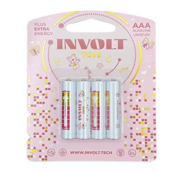 Батарейка алкалиновая INVOLT TOYS GIRL AAA (LR03) 4B (цена за блистер 4 шт) PREMIUM