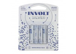 Батарейка алкалиновая INVOLT SILVER AAA (LR03) 4B (цена за блистер 4 шт) PREMIUM