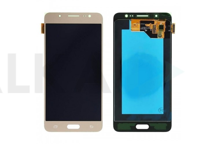 Дисплей для Samsung J730FN/DS Galaxy J7 (2017) в сборе с тачскрином (золото), OLED