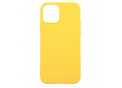 Чехол для iPhone 12 (5.4) тонкий (желтый)