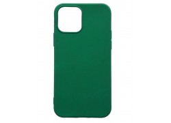 Чехол для iPhone 12 (5.4) тонкий (темно-зеленый)