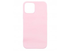 Чехол для iPhone 12 (5.4) тонкий (бледно-розовый)