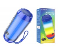 Портативная беспроводная колонка BOROFONE BR25 Crazy sound colorful luminous BT (зеленый)