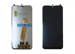 Дисплей для Samsung A015F/ M015F в сборе с тачскрином (черный) 100% (узкий коннектор)