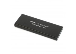 Кейс для SSD M.2 NGFF B-key - USB-C металл черный