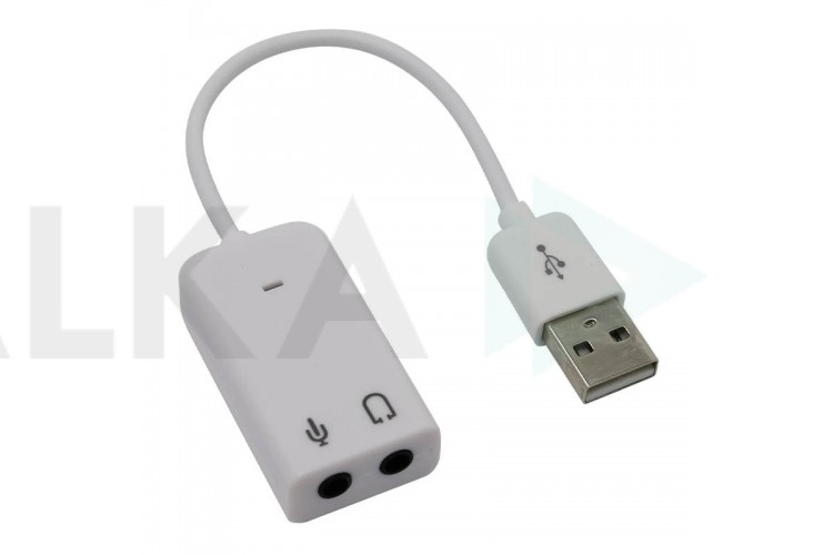 Звуковая карта USB внешняя (на проводе)