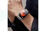 Ремешок для Apple Watch HOCO AS101 Миланский двухсекционный магнитный ремешок с петлей для часов iWatch (42/44/45/49 мм) серебристый