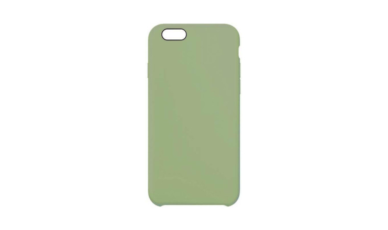 Чехол для iPhone 6 Plus/6S Plus Silicone Case Soft Touch (салатовый)