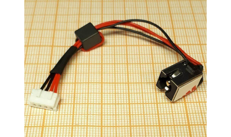 Разъем питания для ноутбука Toshiba C850 с кабелем Разъем питания для ноутбука Toshiba C850 с кабелем